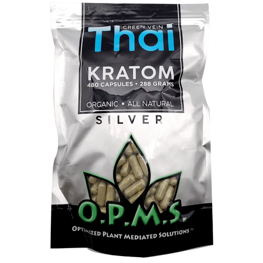 OPMS Kratom 288G Silver Thai 480CT