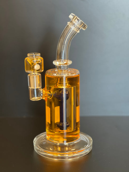 Glass Bong (97) with liquid cooling freezer
